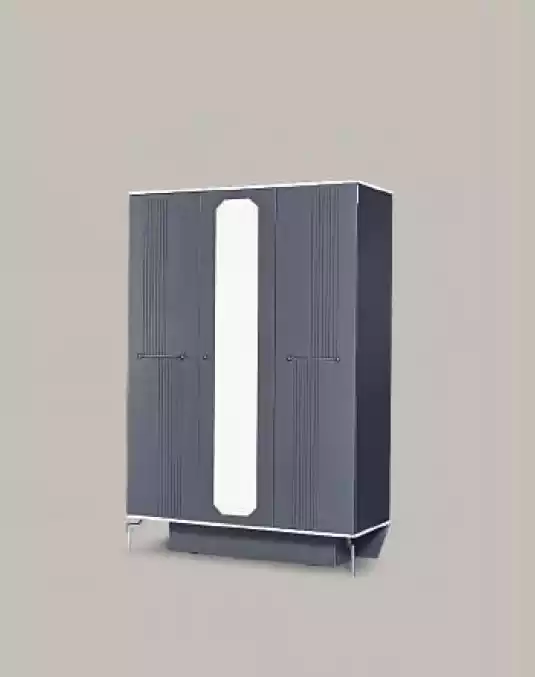 Wardrobe Cabinet Furniture Cupboards Wood Loft Furnishing White Bedroom