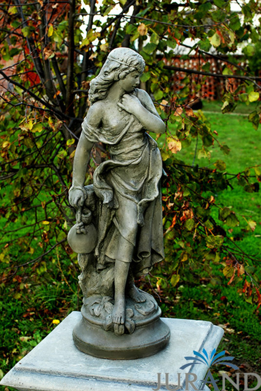 GARDEN FIGURE STONE FIGURE GARDEN SCULPTURE CAST STONE FROST-RESISTANT 67 cm - 1517