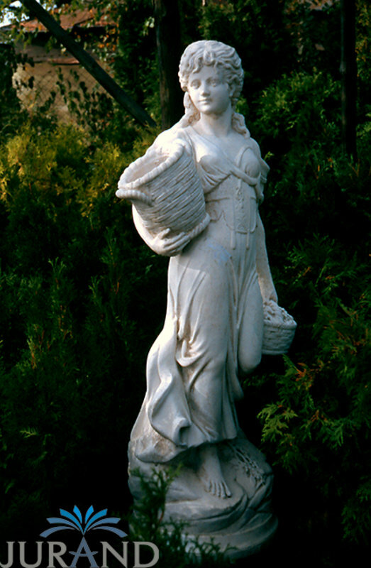 GARDEN FIGURE STONE FIGURE GARDEN SCULPTURE CAST STONE FROST-RESISTANT 136 cm - 1518