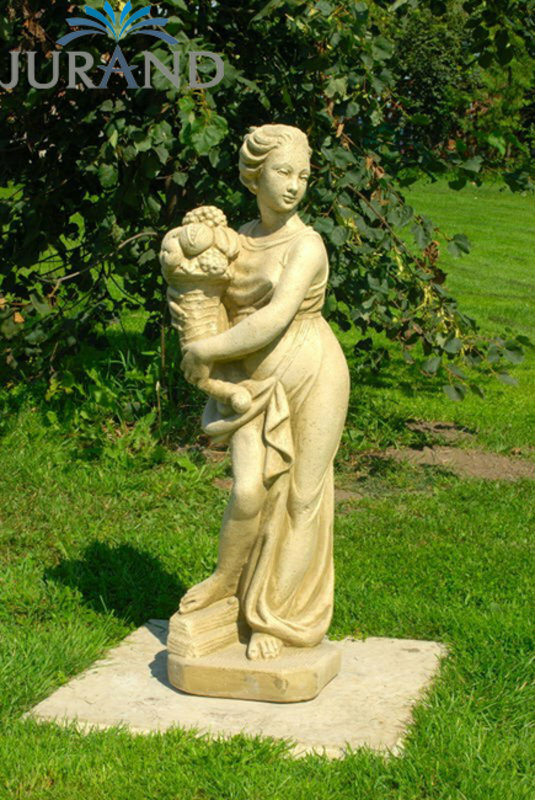 GARDEN FIGURE STONE FIGURE GARDEN SCULPTURE CAST STONE FROST-RESISTANT 90 cm - 1556