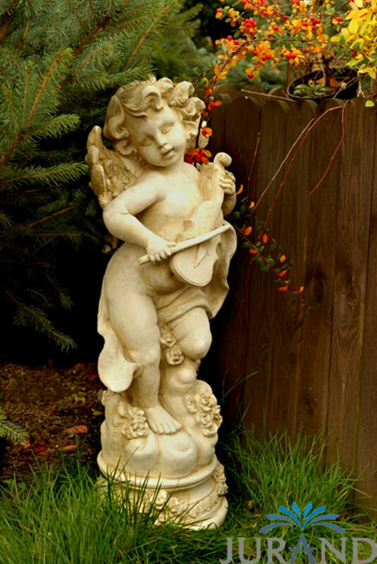 GARDEN FIGURE STONE FIGURE GARDEN SCULPTURE CAST STONE FROST-RESISTANT 81 cm - 1577