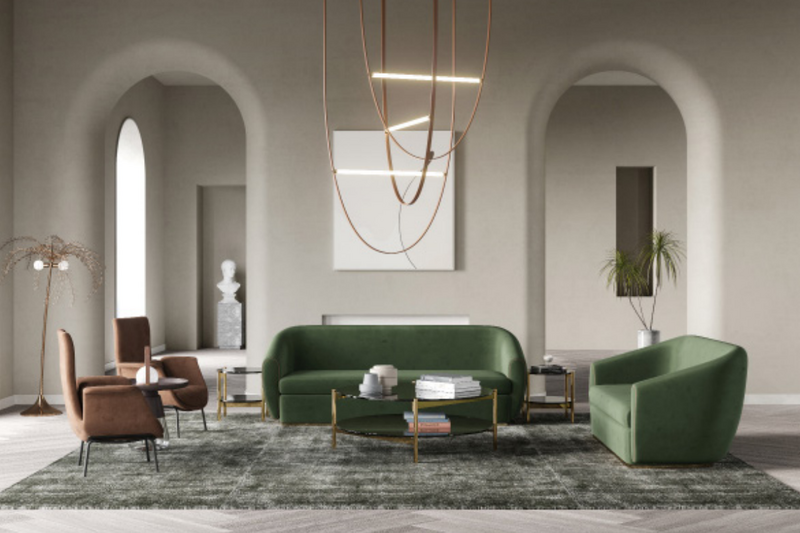 Sofa set 3+3 seater green sofa sets leather sofas couches upholstery