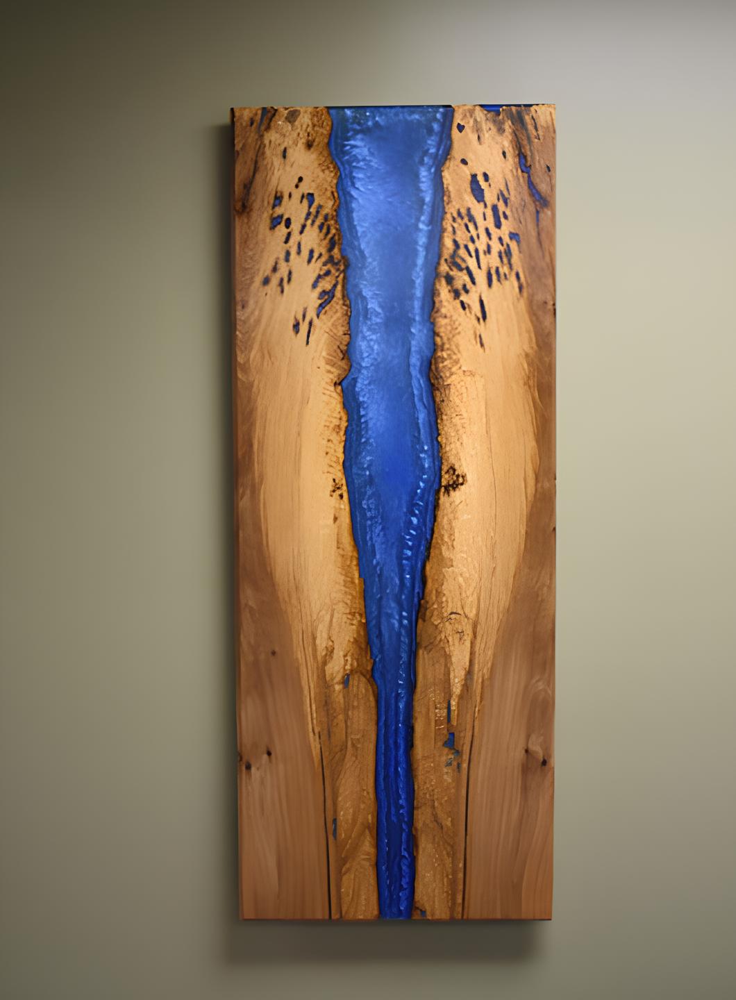 Handmade waterfall picture wall art epoxy resin painting real designer artwork