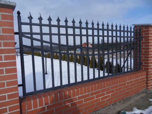 Wrought Iron Garden Railing Fence Classic Custom Made Fences M219 Modern