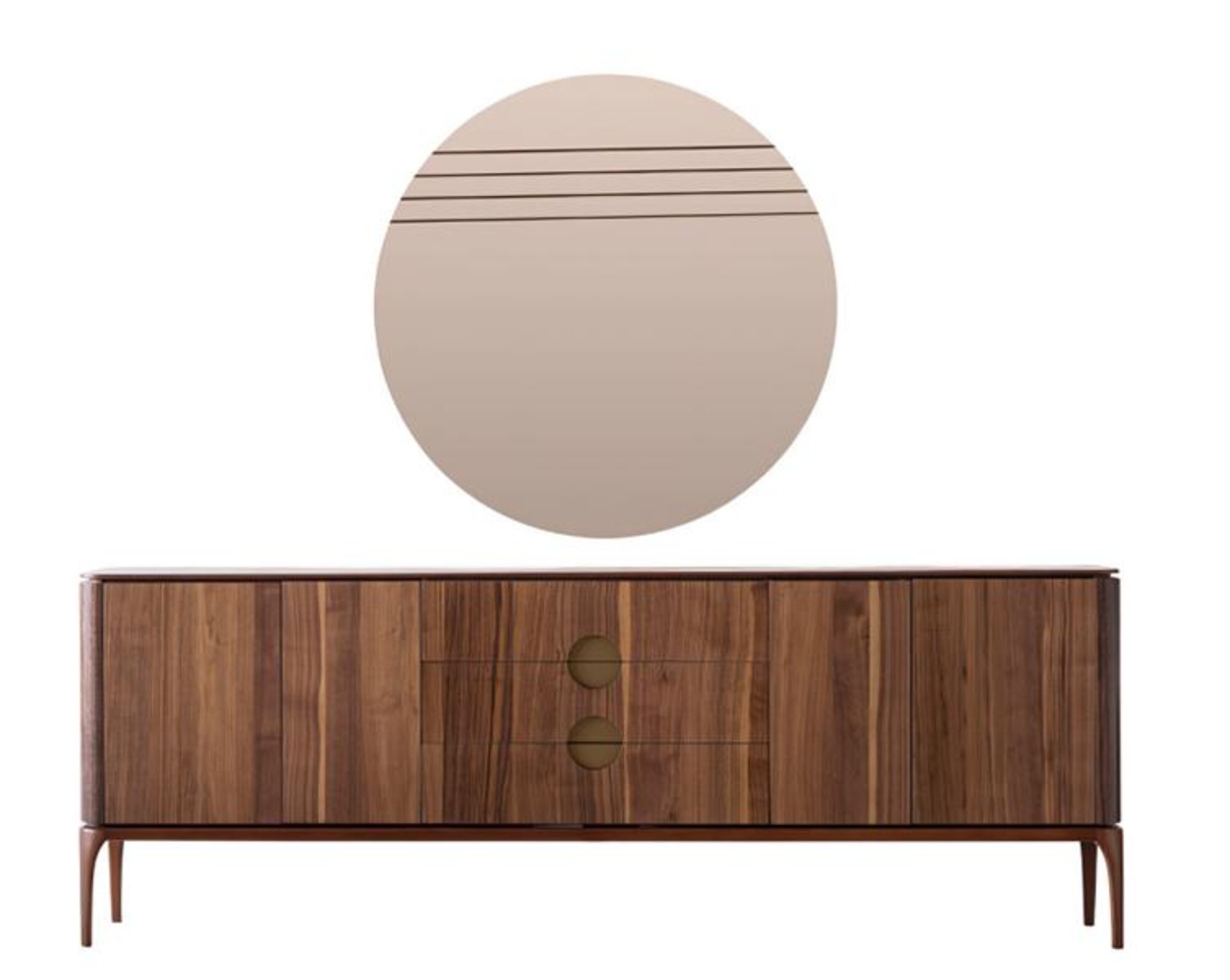 Modern dresser with mirror minimalist sideboard dining room