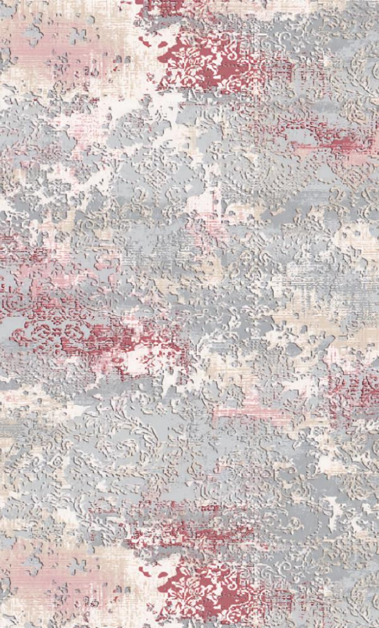 Designer Modern Carpet Living Room Rug Gradient Pink Blue Short Pile