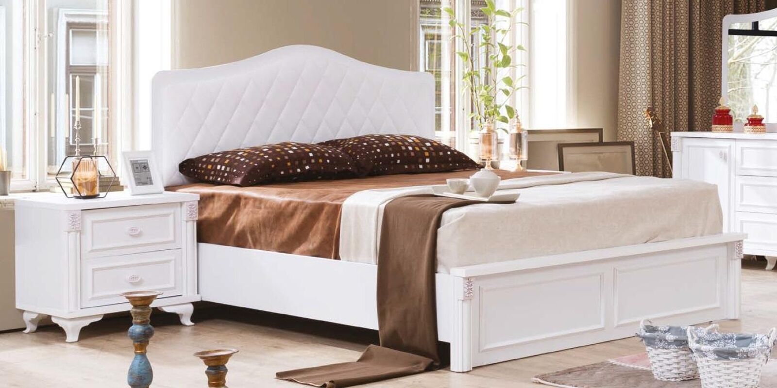 Double Bed Bed Frame Design Upholstery New Luxury Bed Bedroom Beds Furniture