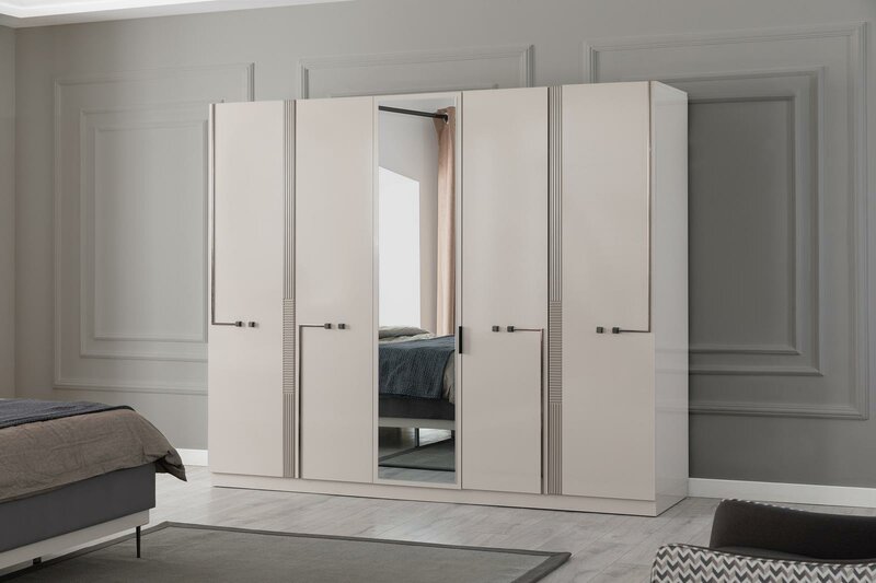 Modern wardrobe Designer bedroom wardrobes 4-door wardrobe