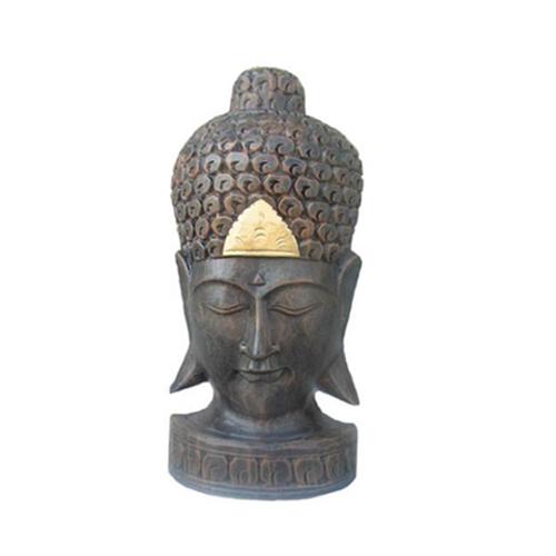 Malaysian decorative bust Buddha head figure statue sculpture 49cm
