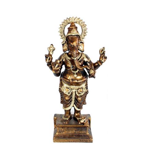 Golden Ganesha decorative figure statue sculpture 71 cm height WG2020 (B18)