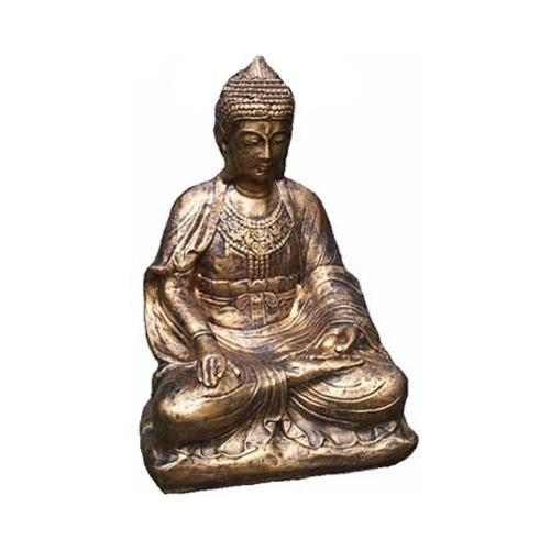Decorative golden Buddha figure statue sculpture 60 cm height