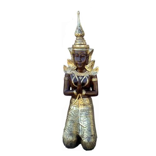 Decorative figure of Malaysian praying Buddha sculpture 71 cm height (B5)