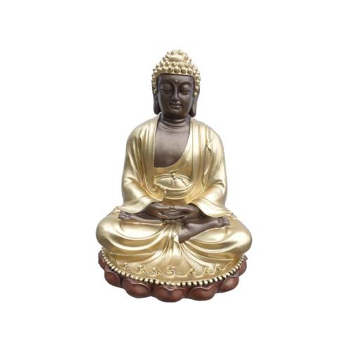 Golden Buddha figure decoration statue sculpture 62 cm height (B53)