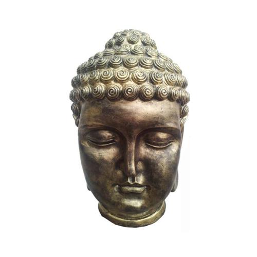 Decorative sculpture designed as a head of Buddha figure statue 48 cm height (B59)