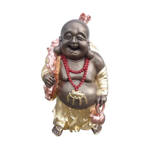 Budai with a teapot figure decorative sculpture 88 cm height (B62)