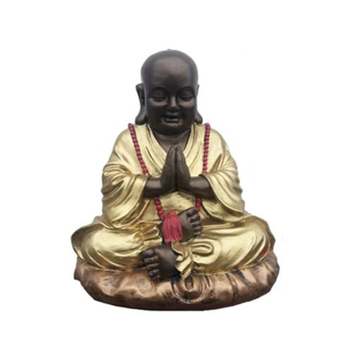 Praying Budai figure decorative sculpture statue 50 cm height (B64)