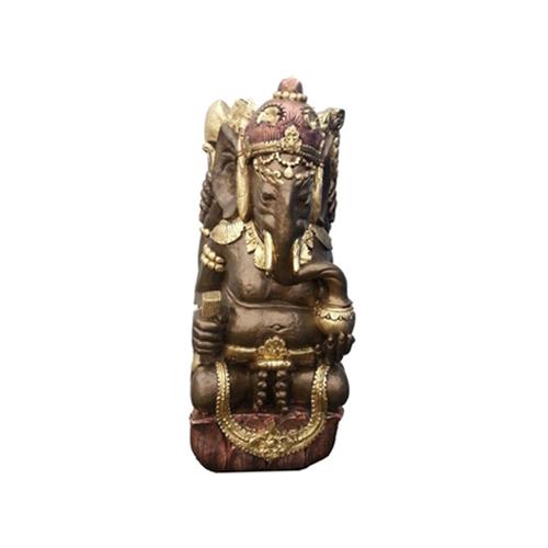 Buddhist traditional decorative elephant figure sculpture statue 68 cm height (B69)