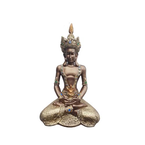 Meditating Buddha figure decorative sculpture statue 50 cm height (B87)