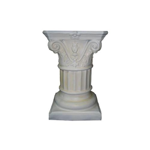 Antique corinthian column style decorative pillar figure statue 53 cm height (C21)