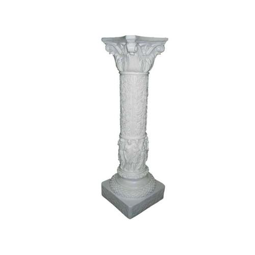 Decorative column figure in antique greek corinthian pillar style 72cm height (C4)