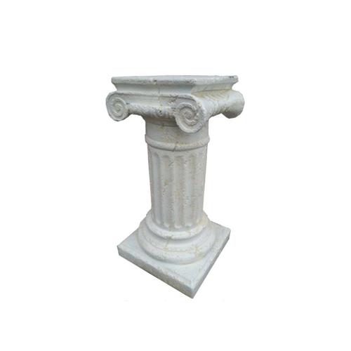 Decorative column figure statue in antique greek ionic pillar style with natural obsolescence imitation 70 cm height WG2020 (C41)