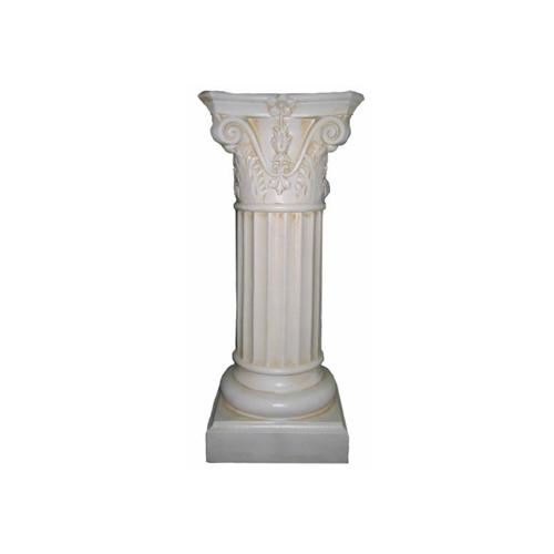Corinthian antique greek pillar style decorative column figure statue 82 cm height (C42)