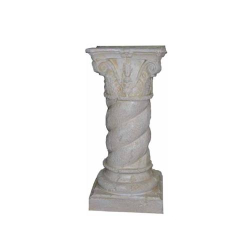 Antique greek corinthian pillar style decorative column figure with natural obsolescence imitation 75 cm height WG2020 (C43)