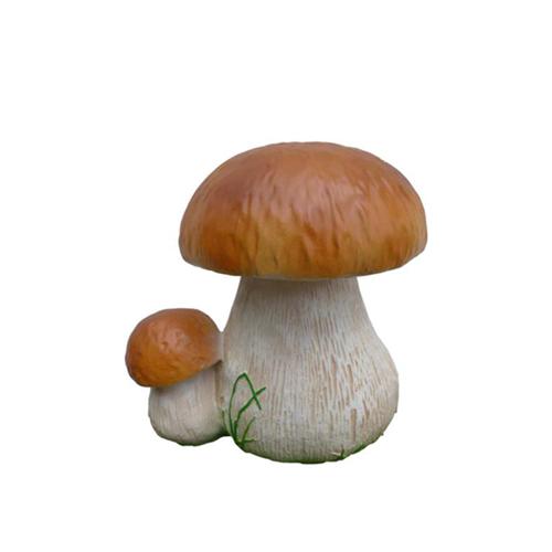 Decorative sculpture designed as original colored mushrooms 40cm L59