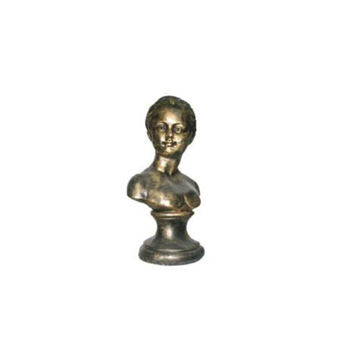 Child bust gold antique style decorative figure statue sculpture 29cm height R11