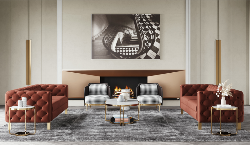 Sofa set seat upholstery 4 pieces. Living room set couches luxury Chesterfield Sofa set seat upholstery 4 pieces. Living room set couches luxury Chesterfield