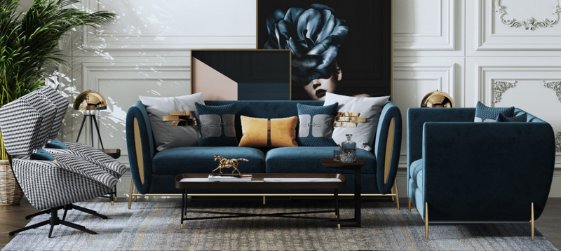 Sofa set 3 + 1 seater set design sofas upholstery couches textile relax luxury new Sofa set 3 + 1 seater set design sofas upholstery couches textile relax luxury new