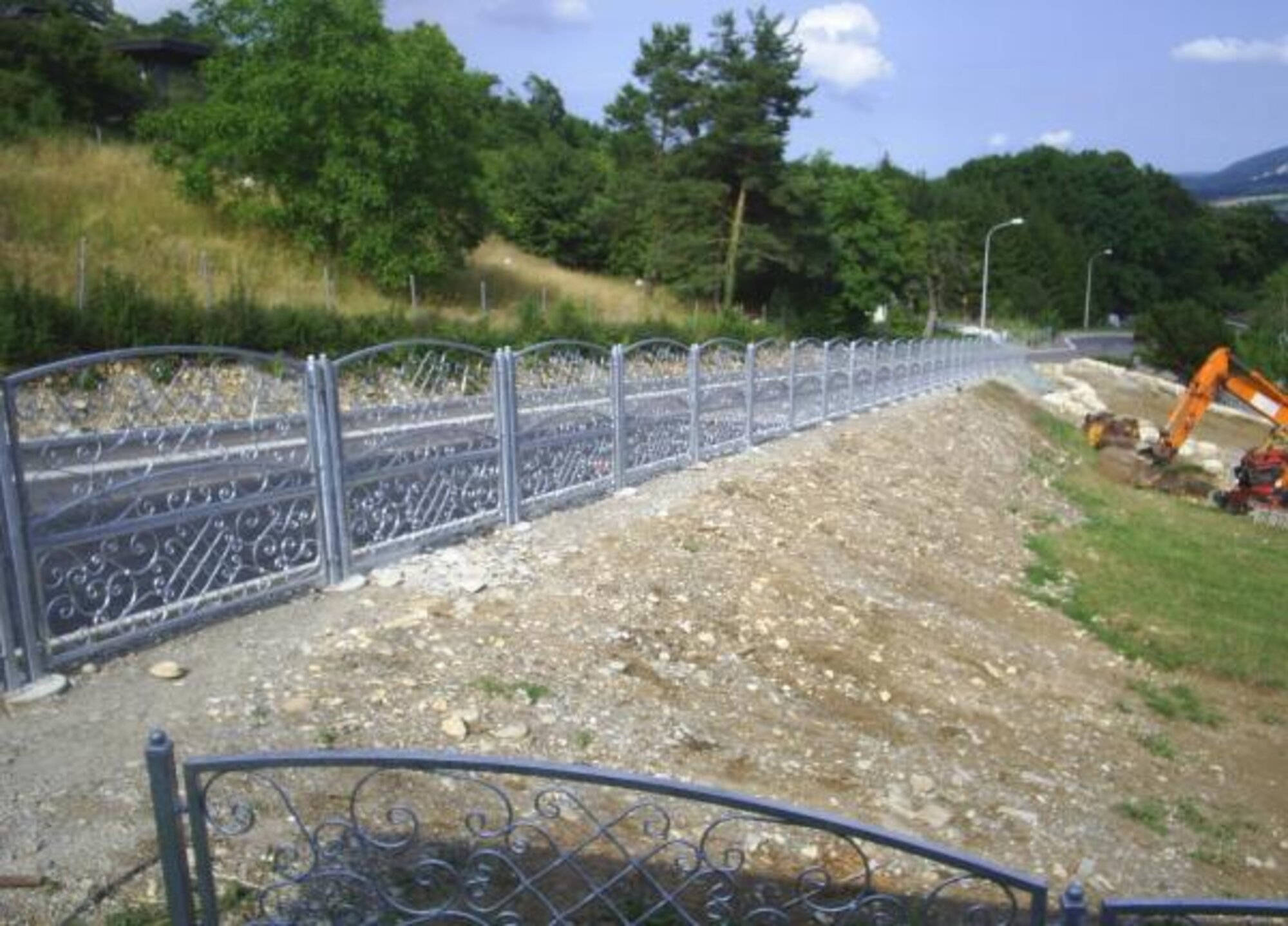 Outdoor railing fence railing wrought iron handcrafted classic fences M237 new