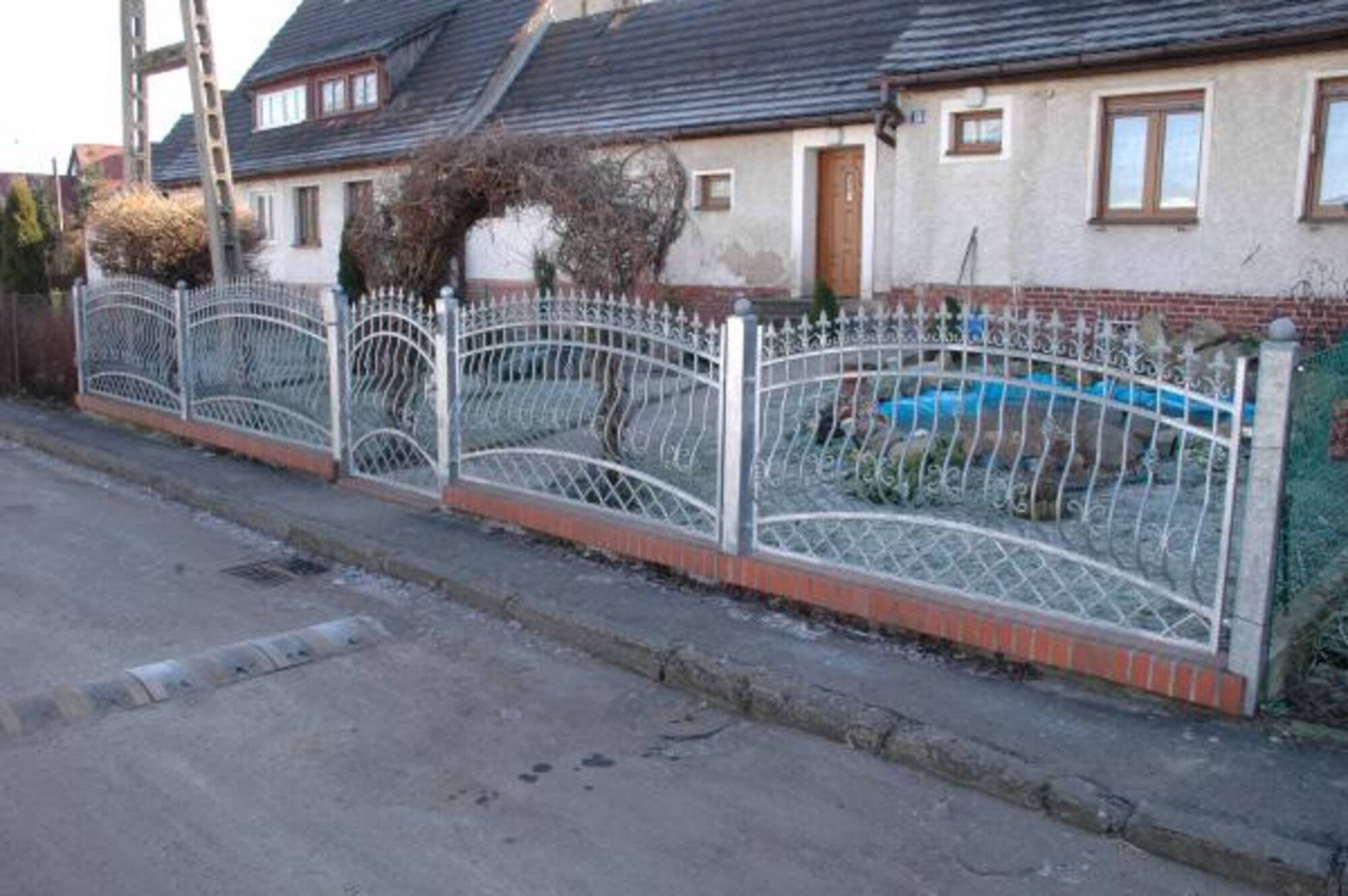 Fence Garden Classic Wrought Iron Handmade Custom Railing M213 1 meter