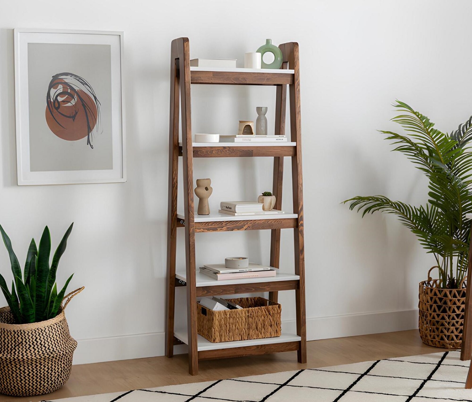 Dark brown bookshelf wall shelves office shelves standing shelf filing cabinet