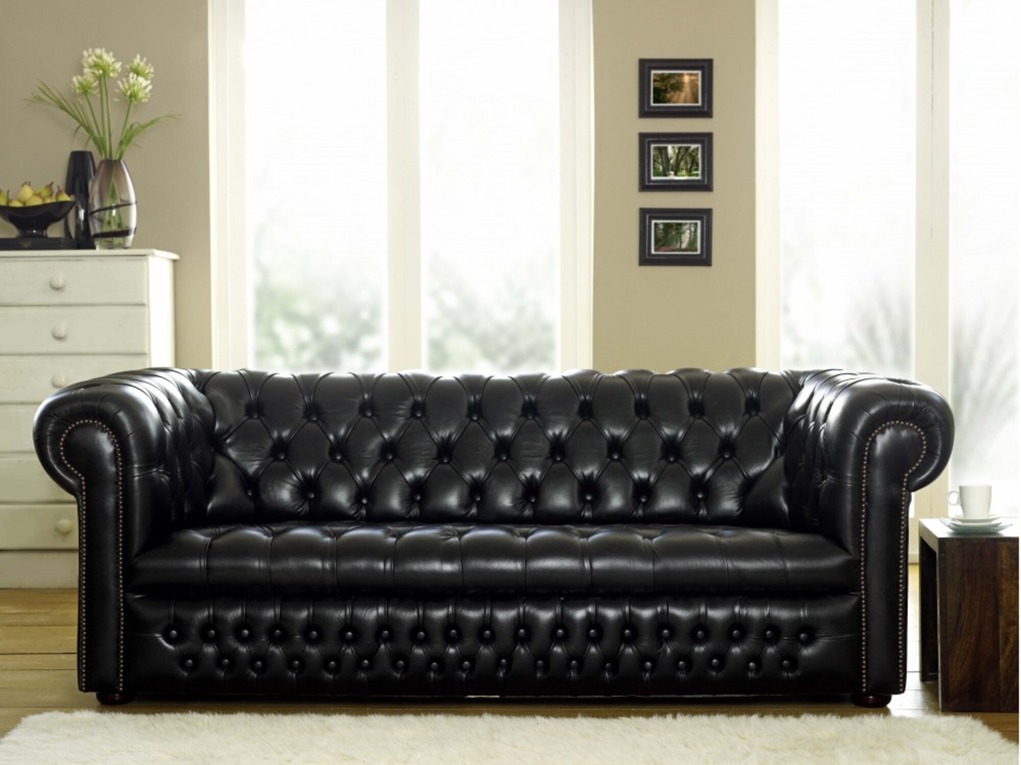 Chesterfield Sofa 3+1 SEATER Upholstered Designer Couches Sofas Set SL Sofa 10