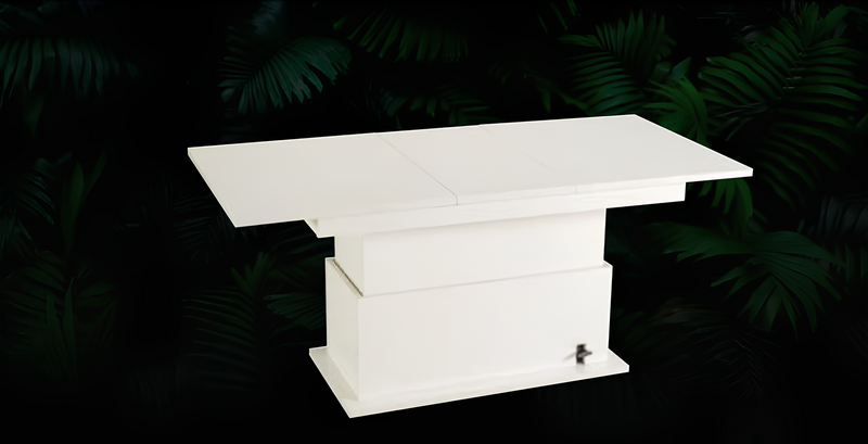 Extendable dining table coffee table table wood coffee table furniture white