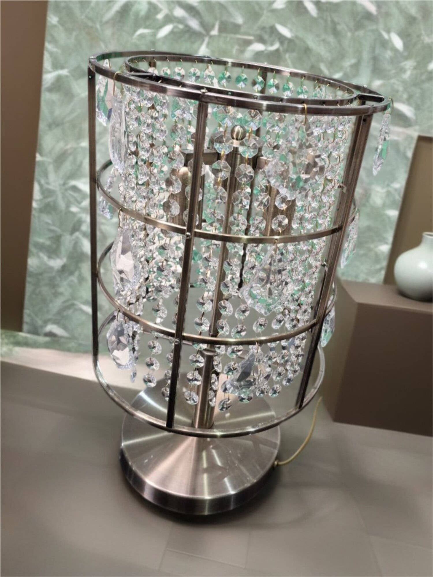 Lüster Deckenleuchter Kronleuchter Silber Deckenlampe Kristall Tischleuchte Sofort Lüster Deckenleuchter Kronleuchter Silber Deckenlampe Kristall Tischleuchte Sofort