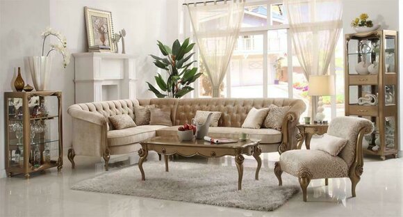 Corner sofa L-shape sofa couch design couches upholstery textile sofa set wood sofas