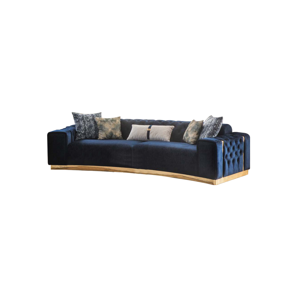 Luxurious 2x Chesterfield Sofas Noble Furniture Designer Upholstery 4-Seater