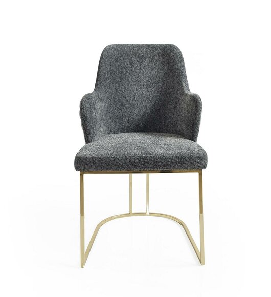 Armchair Luxury Chair with Armrests Designer Modern Furnishing New