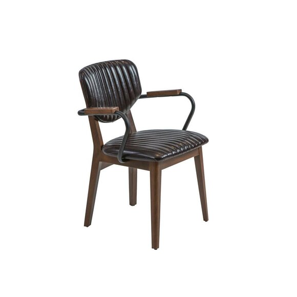 Luxury Chair with Armrests Dining Room Chair Furniture Upholstered Seat Modern Furnishings