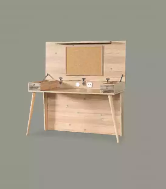 Secretary Desk Table 130x60x152 Desks Tables Furniture Wood Computer