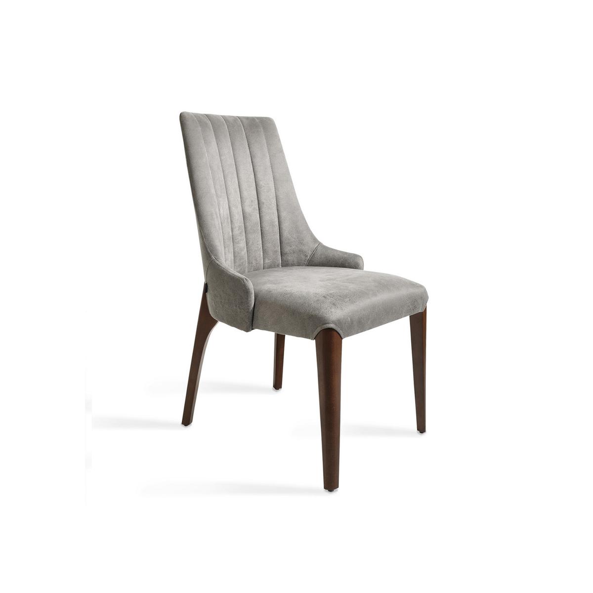 Gray Chair Dining Room Design Modern Upholstered Seat Luxury Furnishings New
