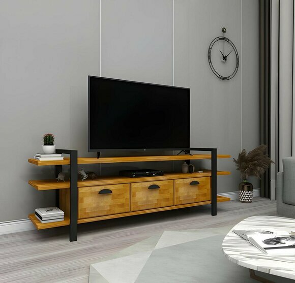 Designer Living Room Furniture Modern TV Stand Luxurious Wooden Sideboard