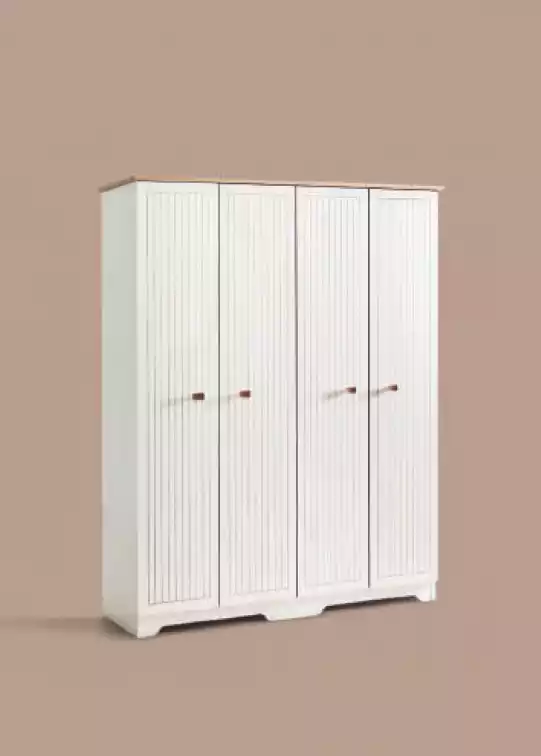 Classic Furniture Shelf Cupboards Bedroom Wood 160cm Luxury