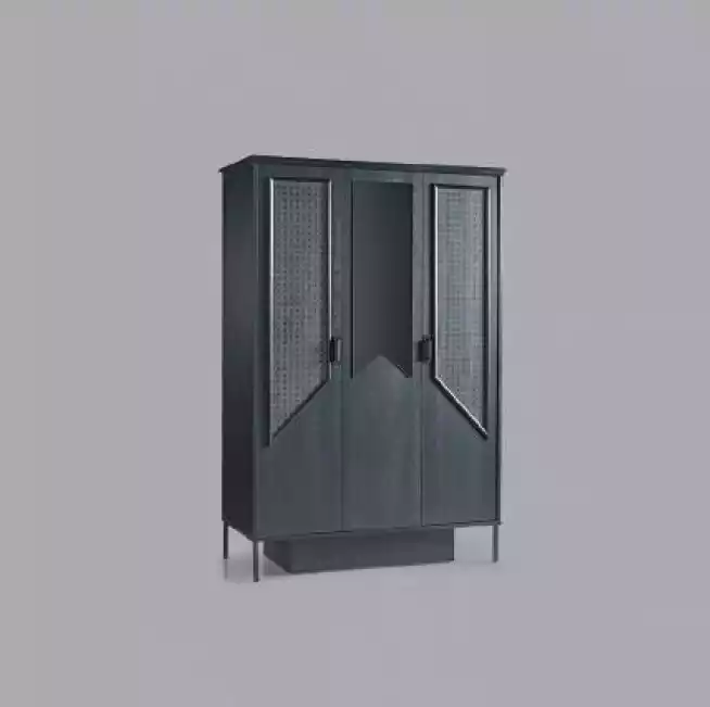Wardrobe Cupboard Furniture Bedroom Wardrobes Wood Loft Interior Black