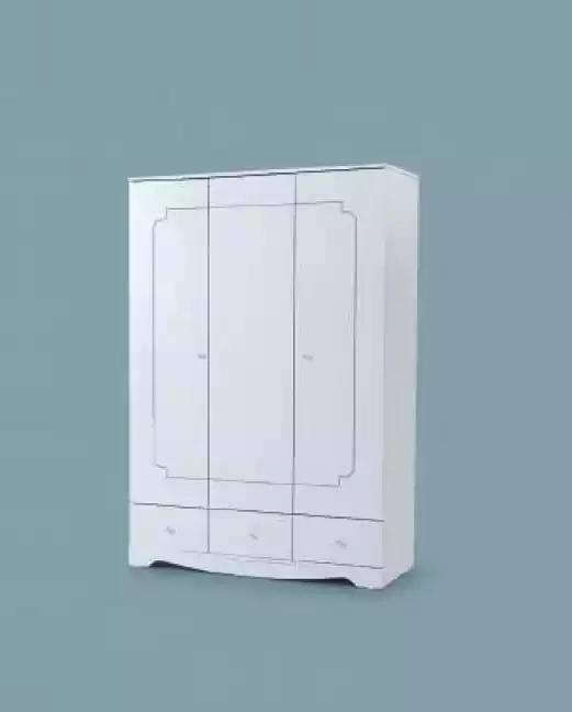 Wardrobe Cupboard Furniture Bedroom Wardrobes Wood White Loft Furnishings