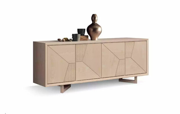 Beige sideboard Contemporary chest of drawers Designer sideboard Holy Möbel Living room