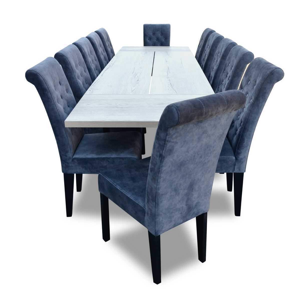 Dining table 12 x chairs dining room set dining group modern chairs table 13 pieces.