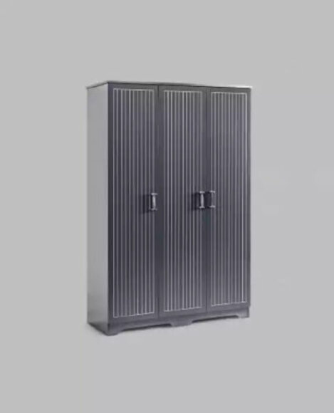 Wardrobe Closet Furniture Bedroom Closets Wood Black Loft